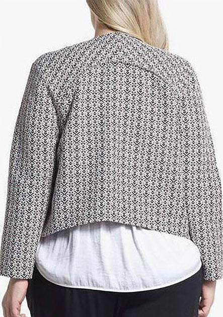 Tart Collections Aviana Plus Jacket Grey 4X 3