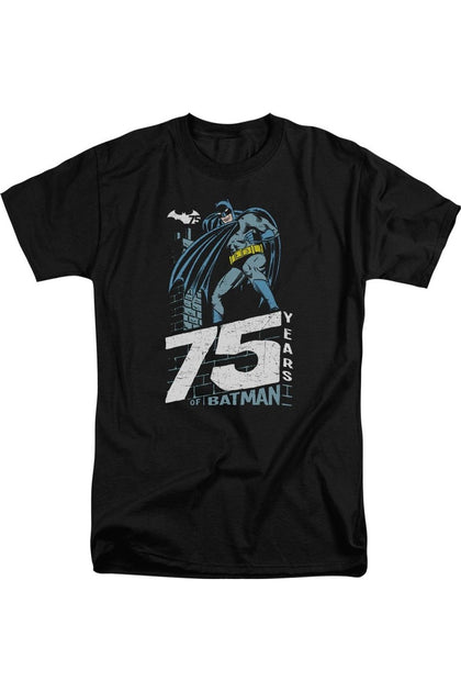 Gildan Batman Rooftop Short Sleeve Adult Tall Tee Black XXLarge 2