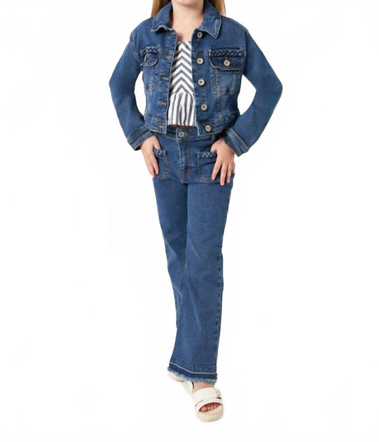 Mayoral Wide Leg Pant Blue US 14 2
