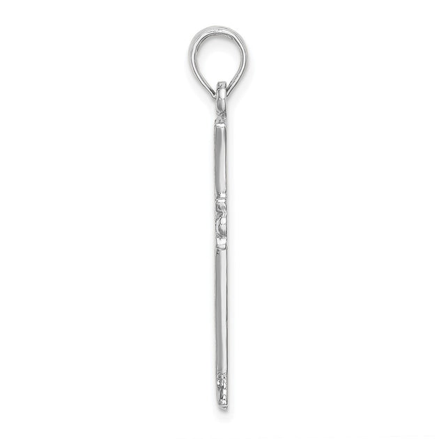 Diamond2Deal Cross Starburst Pendant Silver 3
