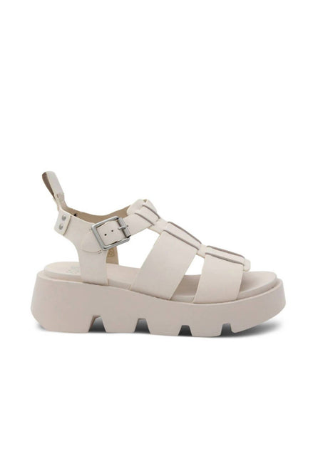 EOS Melbourne Kailan Platform Sandal Grey EU 39 2