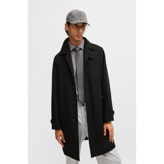 Hugo Boss Regular-fit Coat Black XLarge 4