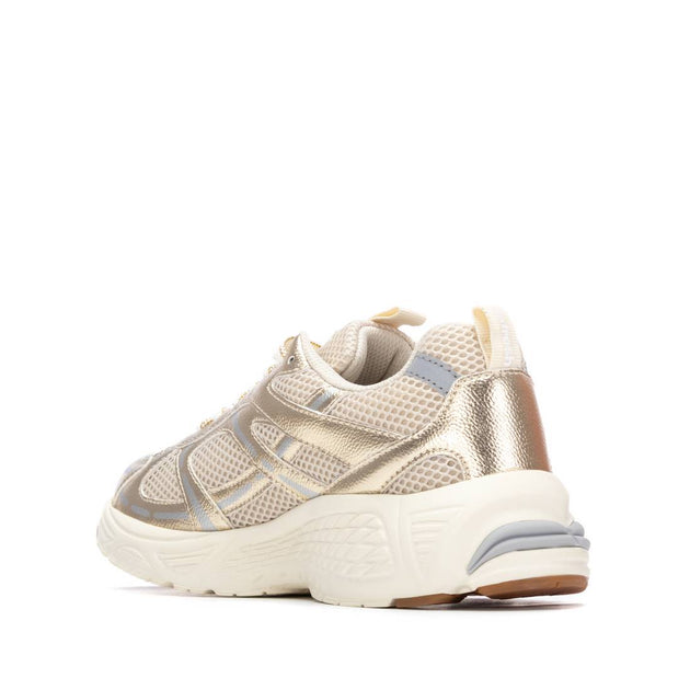 XTI Refresh Collection Women's Lace-Up Sneakers Beige US 5 4