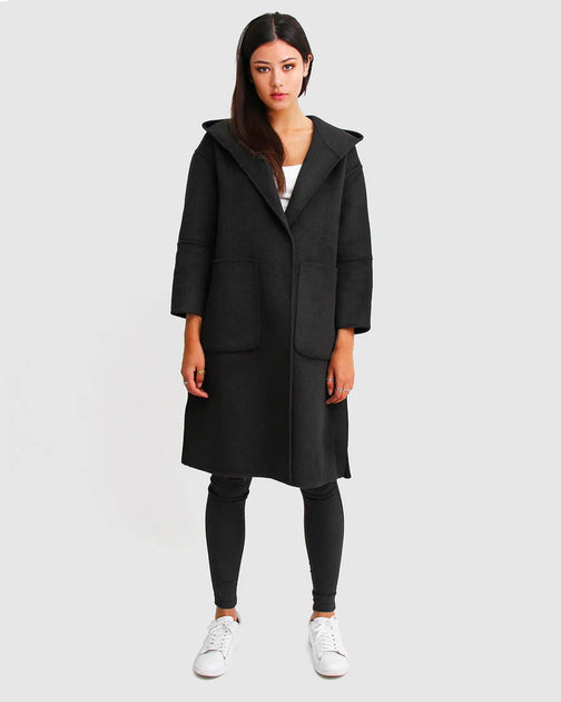 Belle & Bloom Walk This Way Coat Green Large 3