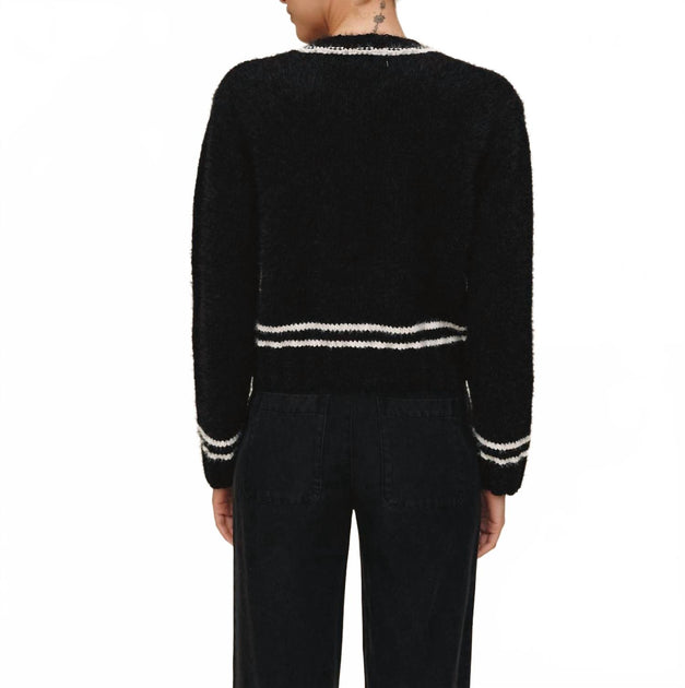 Bella Dahl Contrast Stripe Cardigan Multi Large 4