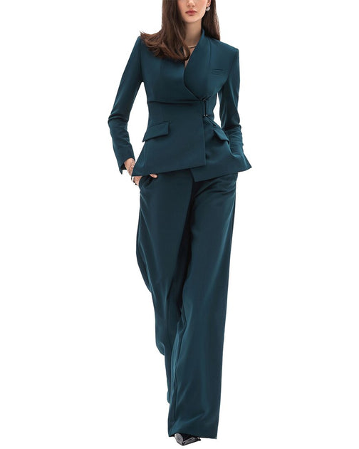 BGL 2pc Jacket & Pant Set Green US 10 2