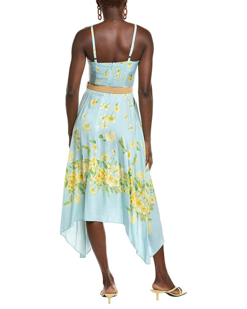 Maison Tara Sabra Midi Dress Multi US 16 3
