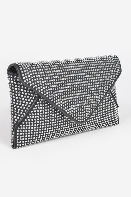 FASHNZFAB Envelope Clutch Orange One Size 4