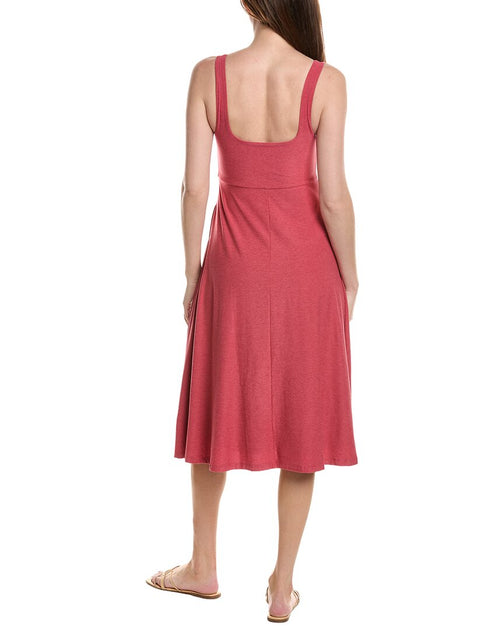 Beyond Yoga Featherweight At The Ready Square Neck Midi Dress