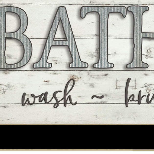 Hivvago Bath Rules 3 Print Black 4