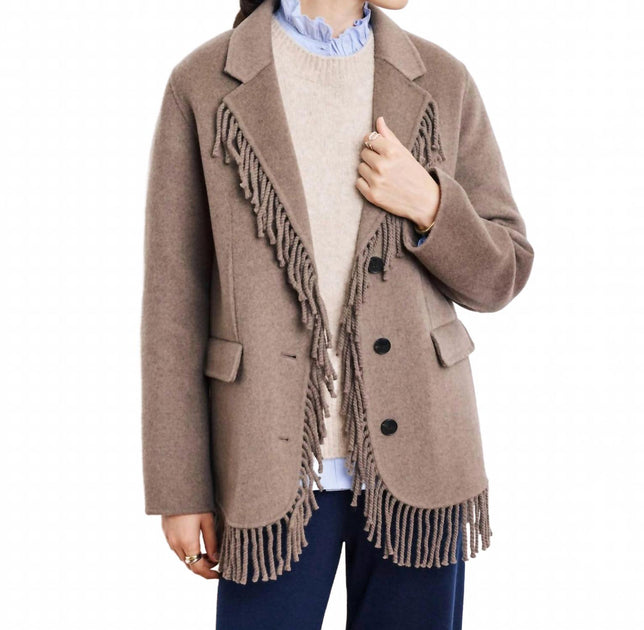Hartford Vermont Coat Beige Small 2