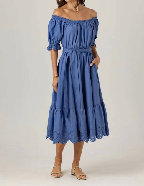 sundays Meline Dress Blue XS 2