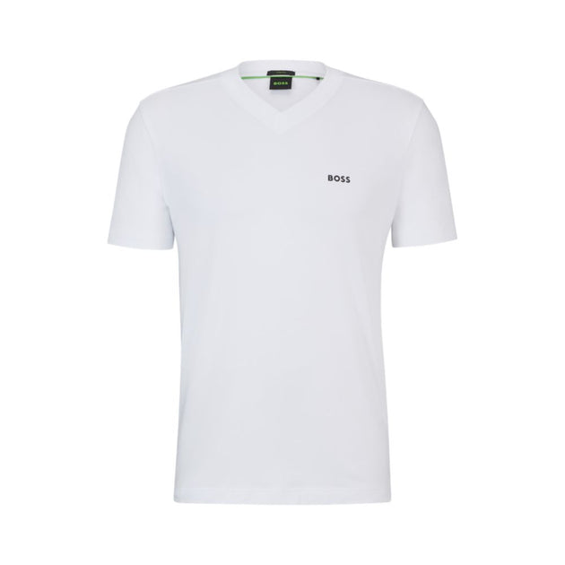 Boss Cotton T-shirt White Medium 2