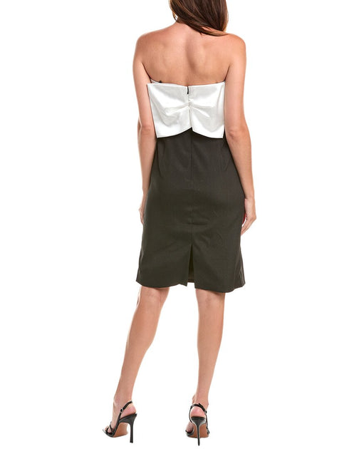 Rene Ruiz Robe de Cocktail Satin à Col Drapé Noir US 18 3