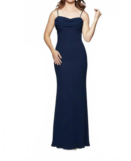 Milano Formals Flowing Muse Robe Longue Bleu US 18 3