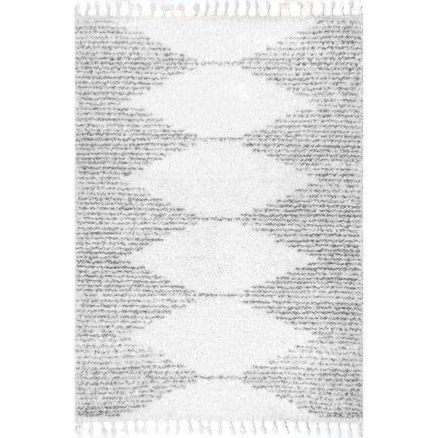nuLOOM Bria Moroccan Diamond Tassel Area Rug 3