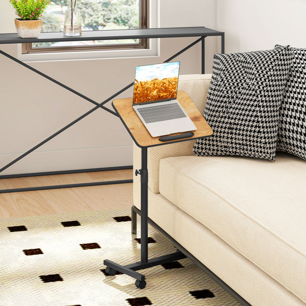 Hivvago Overbed Table Brown 4
