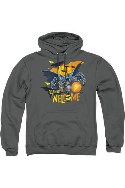 Gildan Batman Bats Welcome Hoodie Grey XL 2