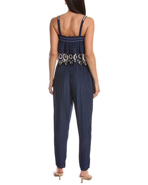 Ramy Brook Monica Jumpsuit Blue XXS 3