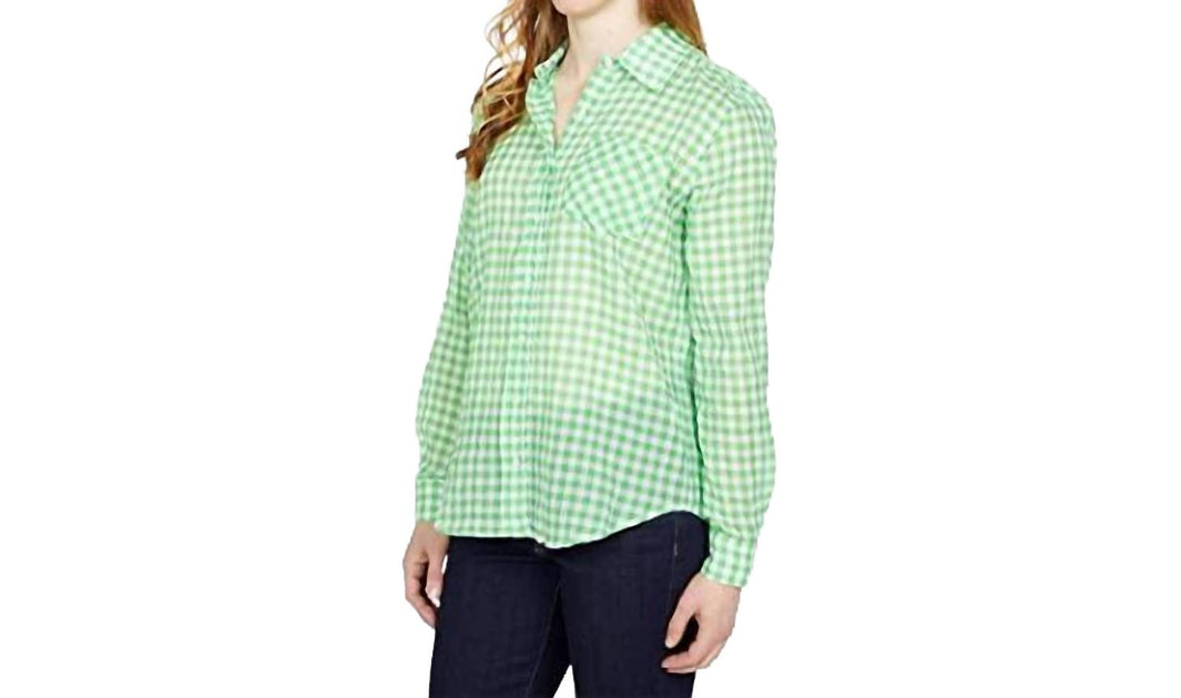 Elliott Lauren Day Button Front Shirt Vert US 8 3