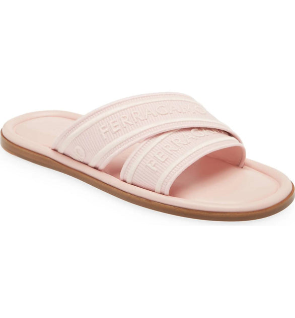Salvatore Ferragamo Laurene Slide Sandal Pink US 5 2
