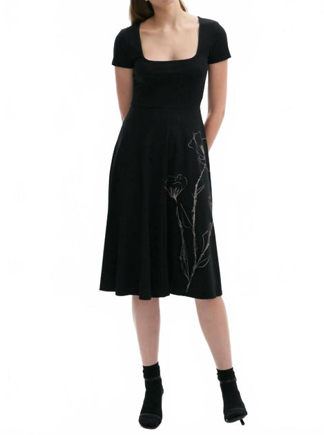 Desigual Midi Dress Black Medium 3