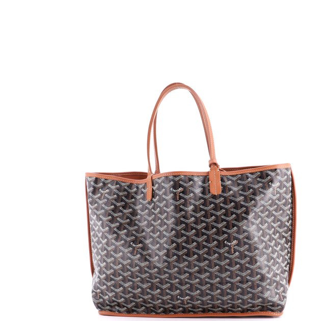 Goyard Anjou Reversible Tote Coated Canvas PM Black Medium 4