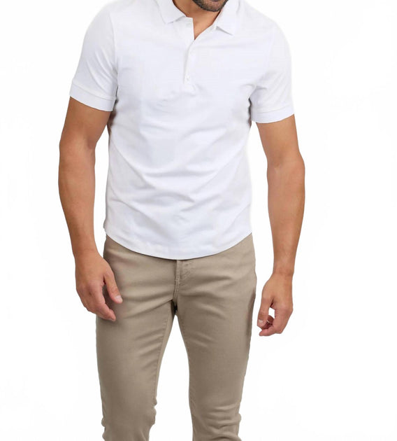 Monfrere Pierce Polo Shirt White Small 4