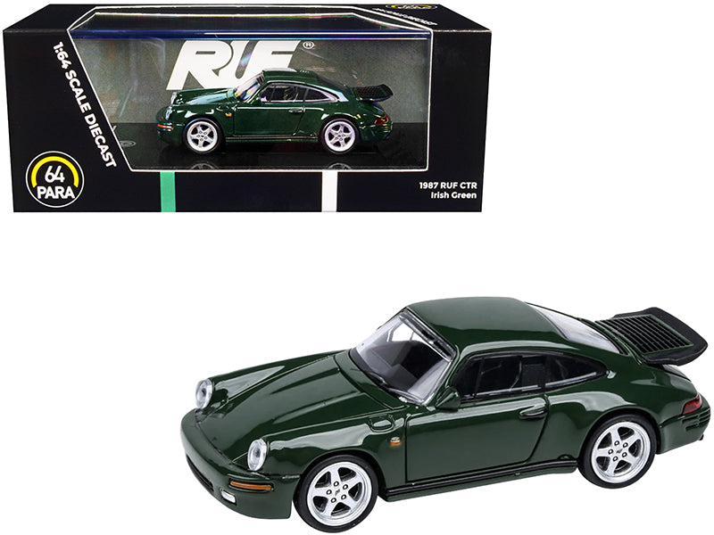 Paragon Models 1987 RUF CTR Diecast Model Car Irish Green 1/64 2