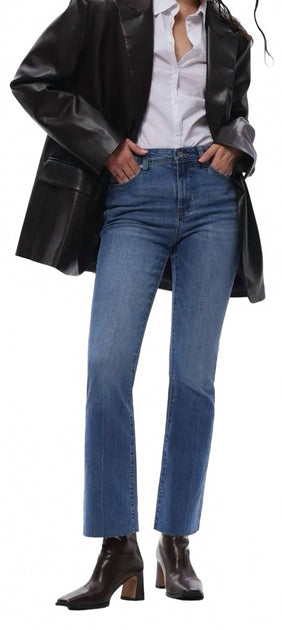 Oat New York Women's Bootcut Ankle Jeans Blue 28 2