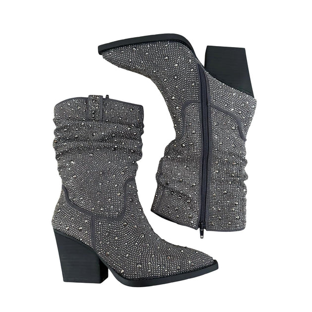 Very G Kady Slouch Boot Grey 10 3