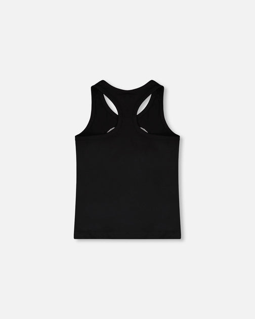 Deux par Deux Tank Top Black US 6 4