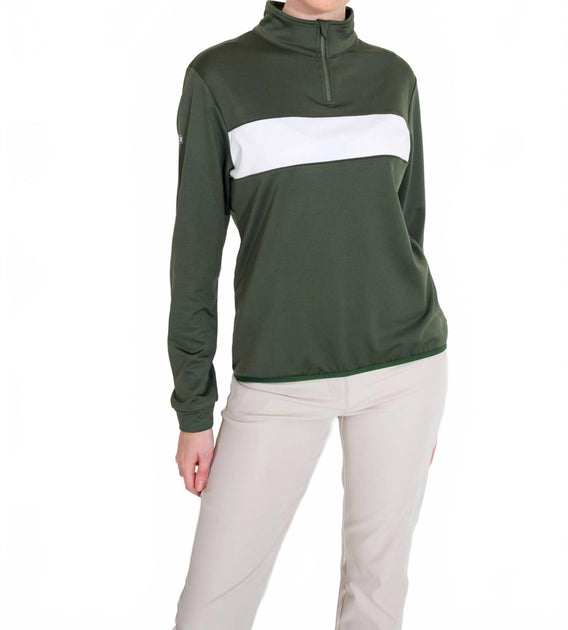 Abacus Row Club Midlayer Turtleneck Pullover Green XLarge 2