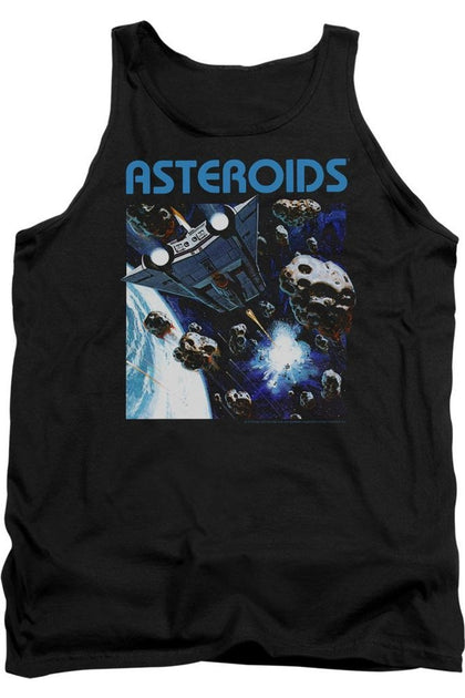 Gildan Atari 2600 Asteroids Tank Black Medium 2