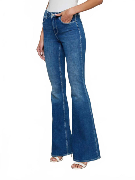 L'Agence Bell Flare Jeans Blue 30 4