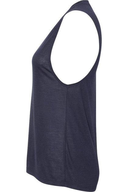 BELLA + CANVAS Flowy Scoop Muscle Tank Multi Medium 4