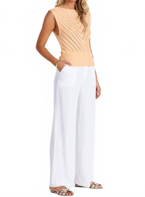 bishop + young Sorrento Linen Pant White XS 2