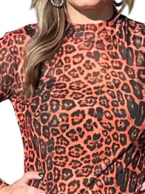 Sterling Kreek Sideline Spirit Mesh Top Marron XL 4
