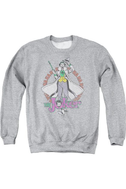 Gildan DC Comics Maniacal Crewneck Sweatshirt Grey Medium 2