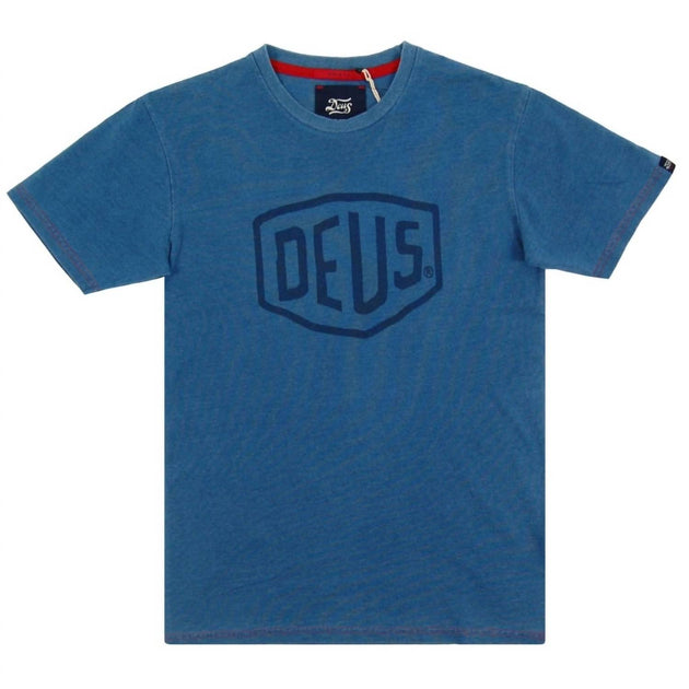 Deus ex Machina Shield Tee Blue Small 2
