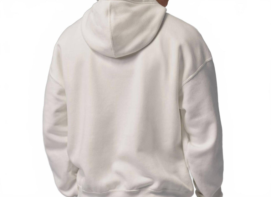 Nike Jordan Brooklyn Fleece Hoodie White Large 3