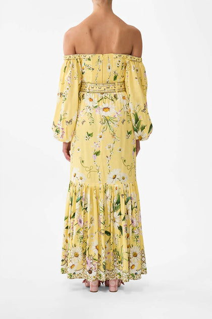 Camilla Puff Sleeve Korsett Kleid Multi Medium 3