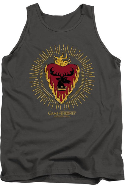 Gildan Game Of Thrones Stannis Baratheon Burst Sigils Tank Top Green Medium 2