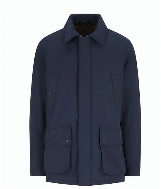 Herno Classic Button And Zip Closure Jacket Blue EU 52 2