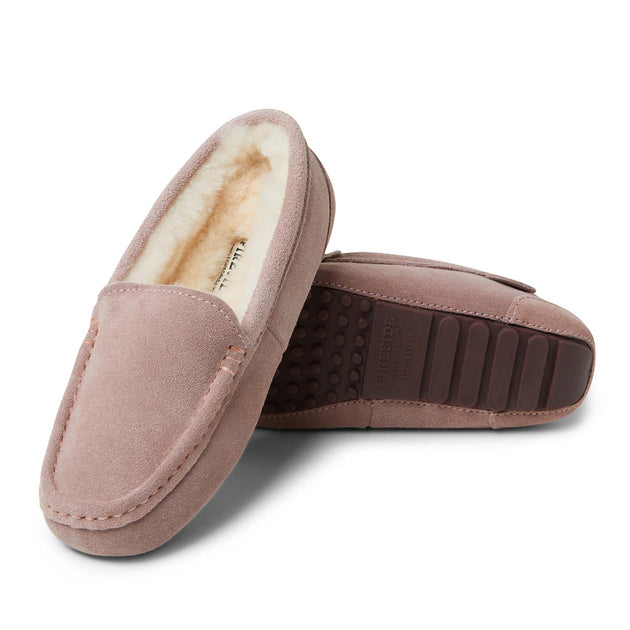Fireside By Dearfoams Mel Moccasin Slipper Pink US 6 4