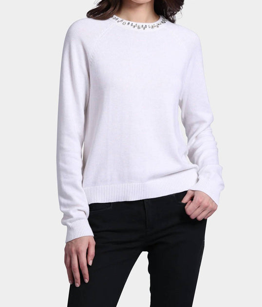 Minnie Rose Jewel Neck Pullover 2