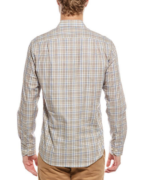 Scott Barber Canclini Poplin Shirt Grey Large 3