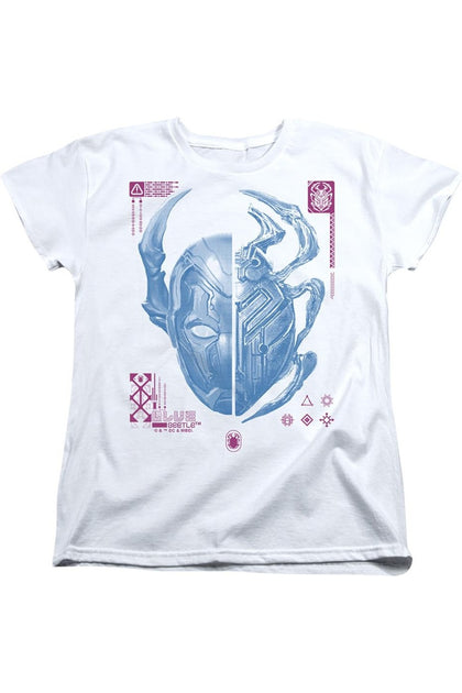 Gildan Blue Beetle 2023 Split Beetle Kurzarm T-Shirt Weiß Medium 2
