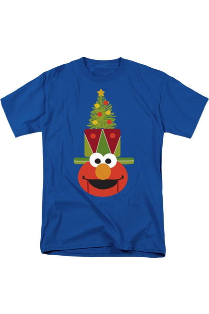 Gildan Sesame Street Christmas Nutcracker Elmo T-Shirt Blue XXL 2