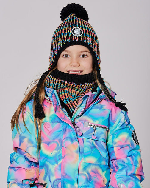 Deux par Deux Peruvian Knit Hat Multicolor US 5T 3